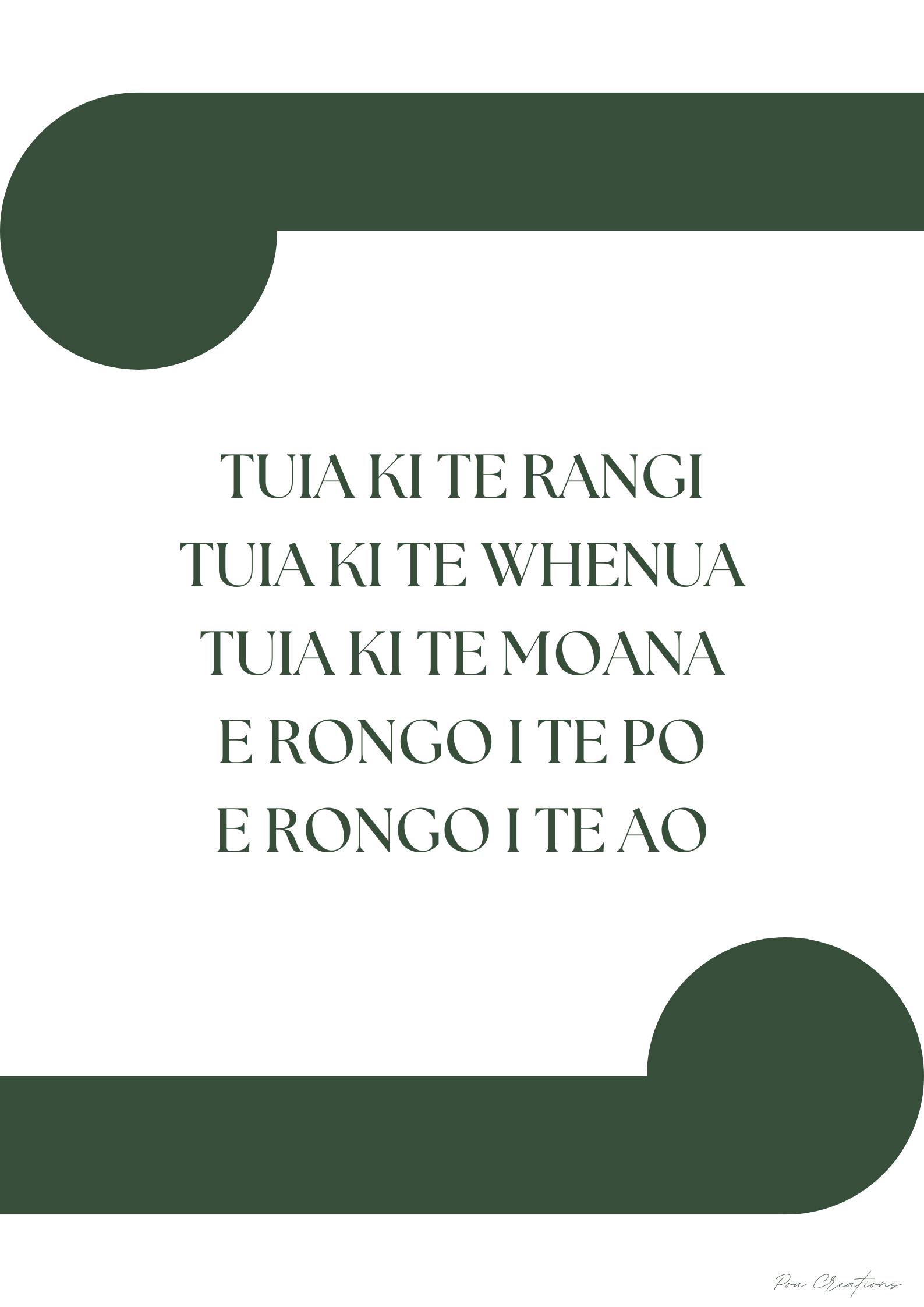Tuia ki te Rangi - Print